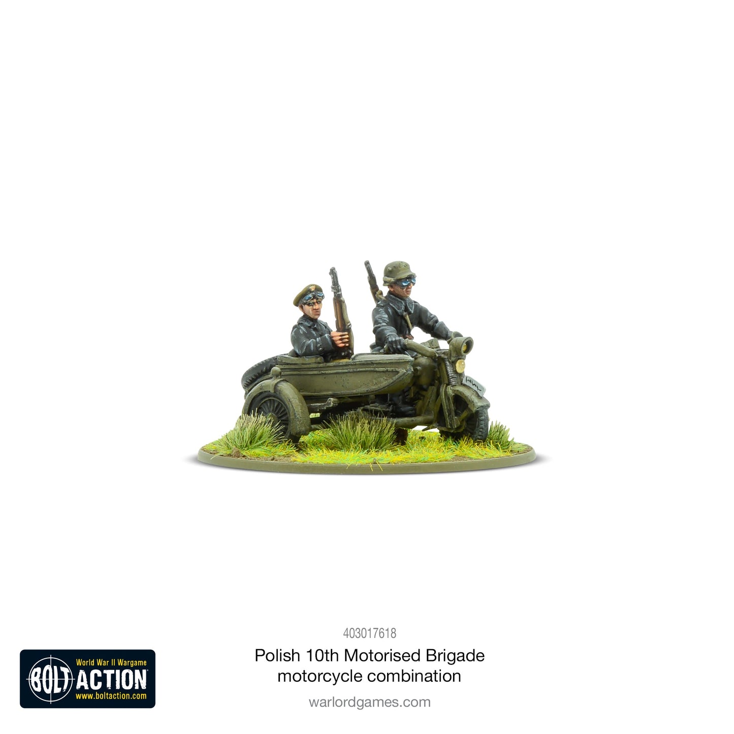Bolt Action: Polish 10th Motorized Brigade motorcycle combination
