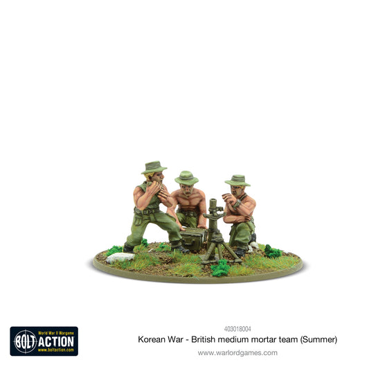 Bolt Action: Korean War: British Medium Mortar Team (Summer)