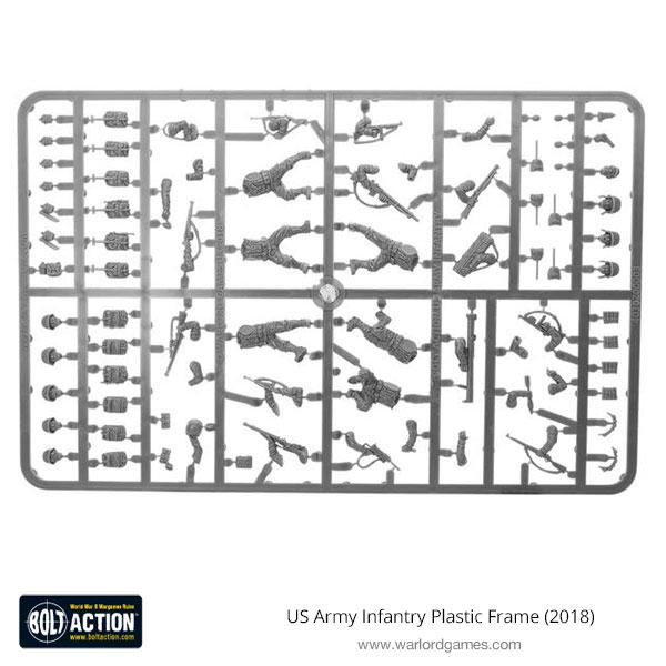 Bolt Action: USA - US Army Infantry (2018) Sprue