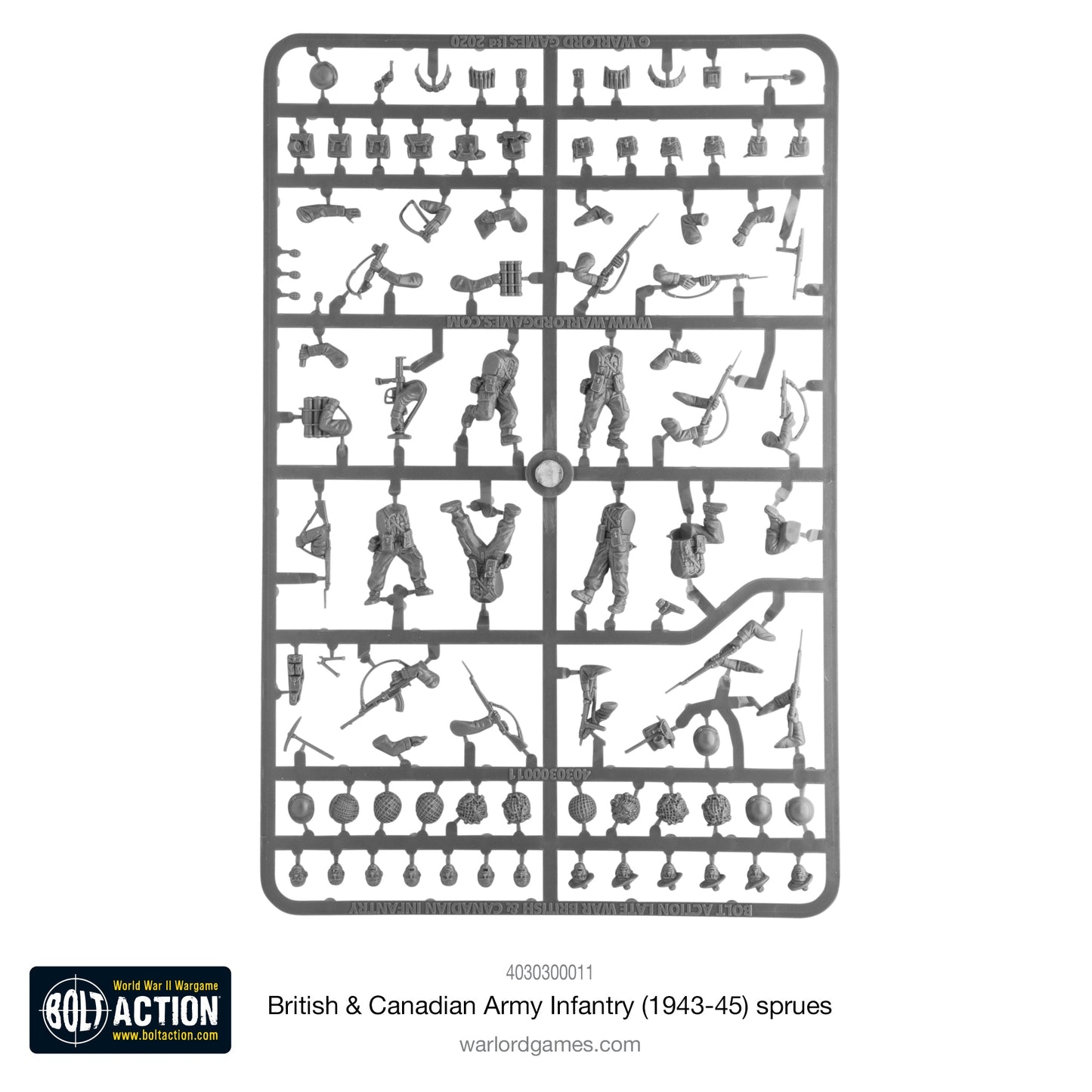 Bolt Action: British Army Infantry Sprue