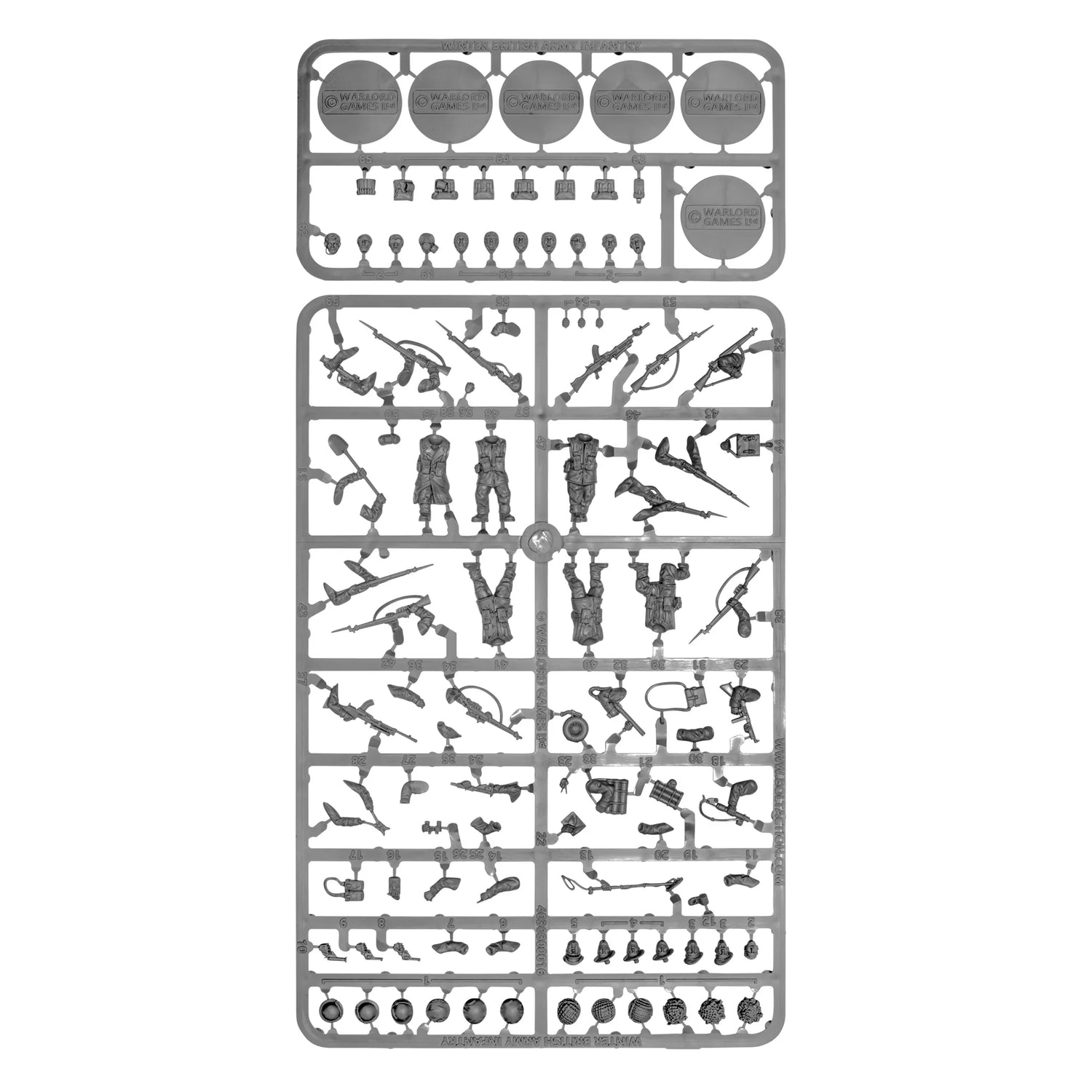 Bolt Action: British & Canadian infantry (winter) (2025) Sprue