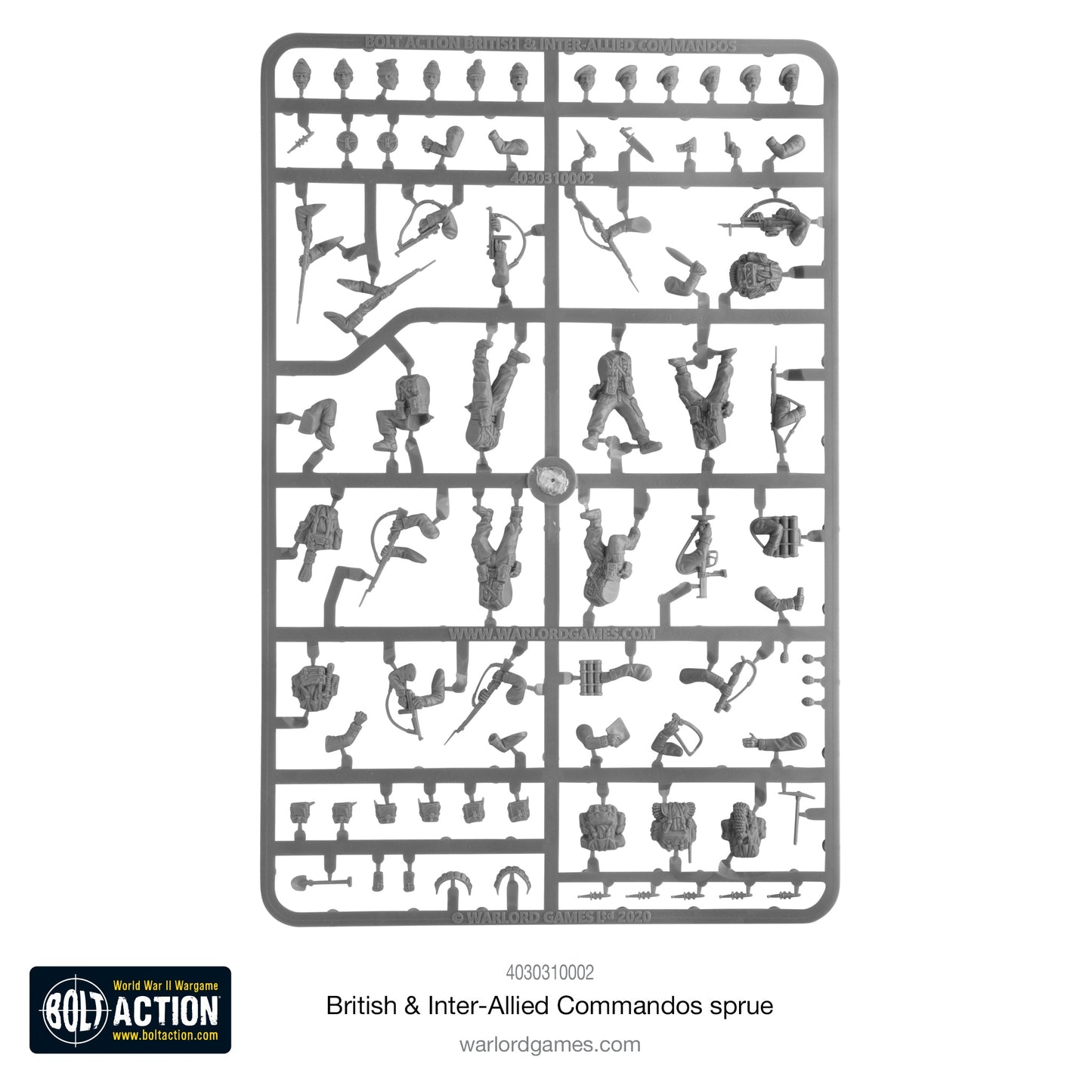 Bolt Action: Inter Allied Commandos Sprue
