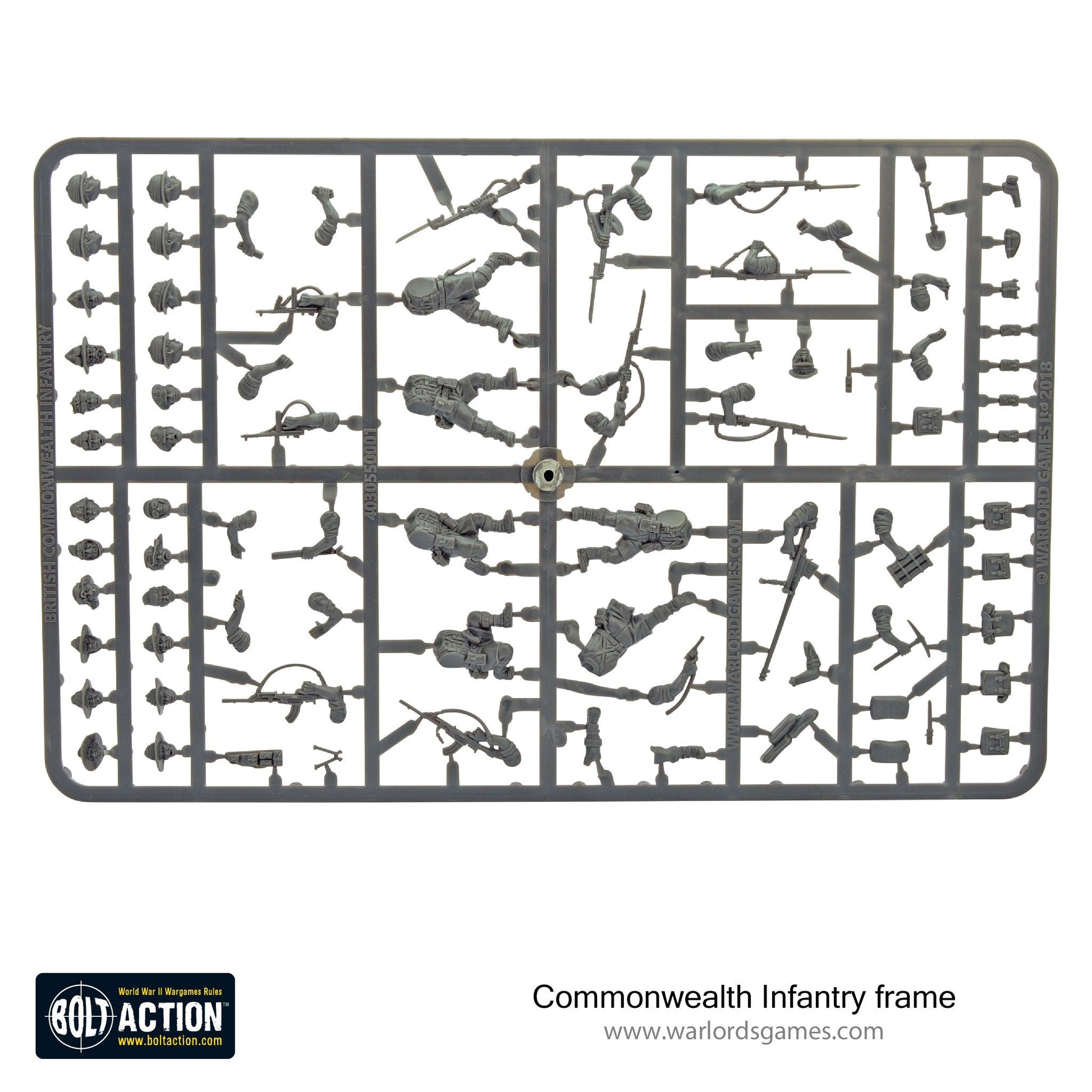 Bolt Action: Commonwealth Infantry Sprue