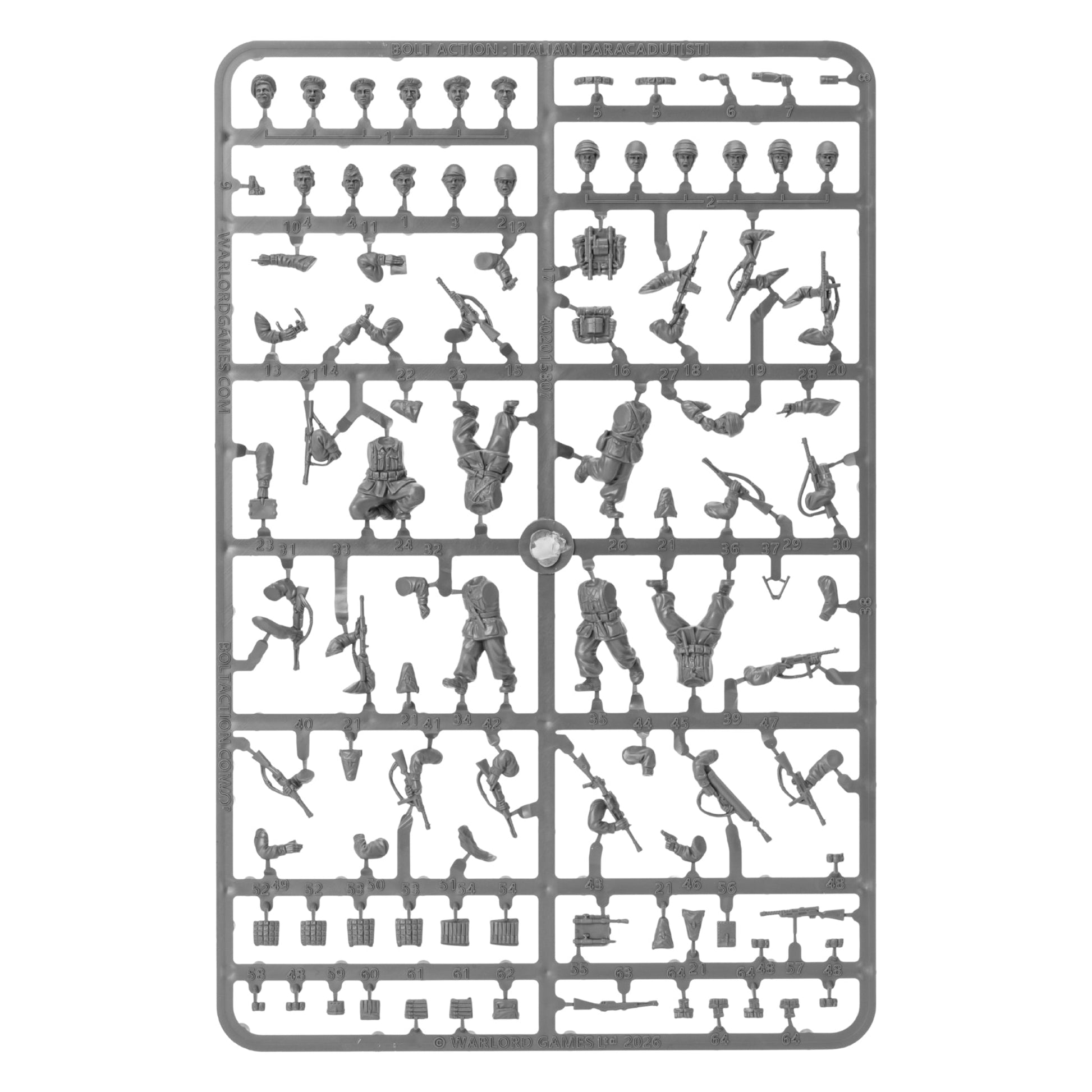 Bolt Action: Italian - Italian Paracadutisti (2026) Sprue
