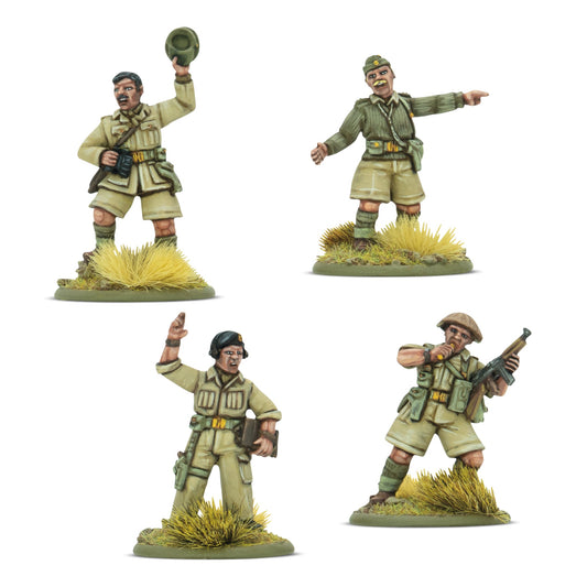 Bolt Action: British - British 8th Army platoon commanders