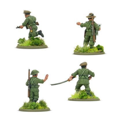 Bolt Action: British - Gurkha platoon commanders