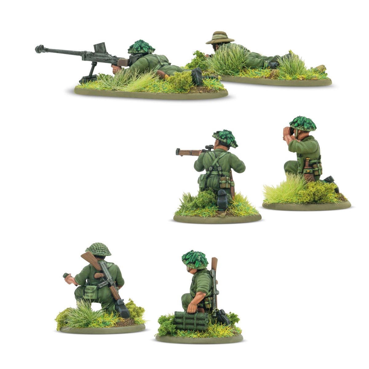 Bolt Action: British - Gurkha weapon teams