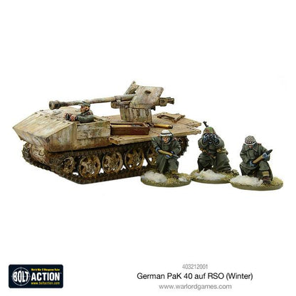 Bolt Action: German - German Pak 40 auf RSO (Winter)