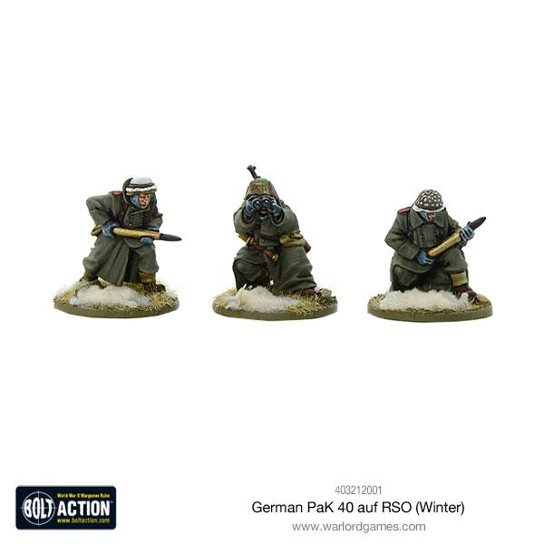 Bolt Action: German - German Pak 40 auf RSO (Winter)