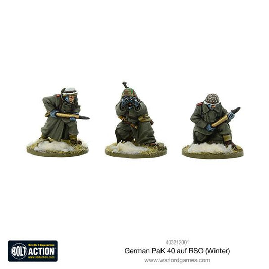 Bolt Action: German - German Pak 40 auf RSO (Winter)