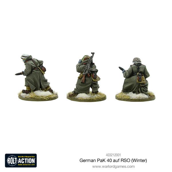 Bolt Action: German - German Pak 40 auf RSO (Winter)