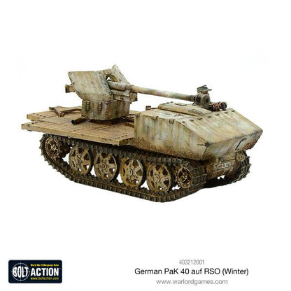 Bolt Action: German - German Pak 40 auf RSO (Winter)