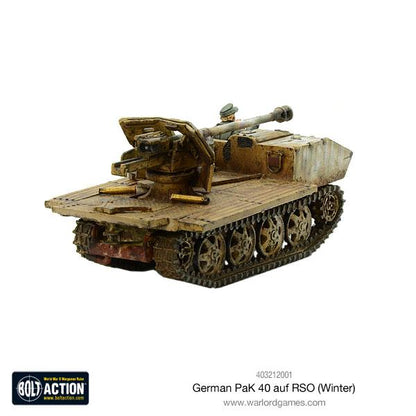 Bolt Action: German - German Pak 40 auf RSO (Winter)