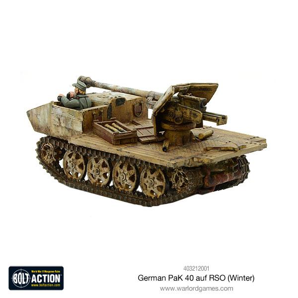 Bolt Action: German - German Pak 40 auf RSO (Winter)