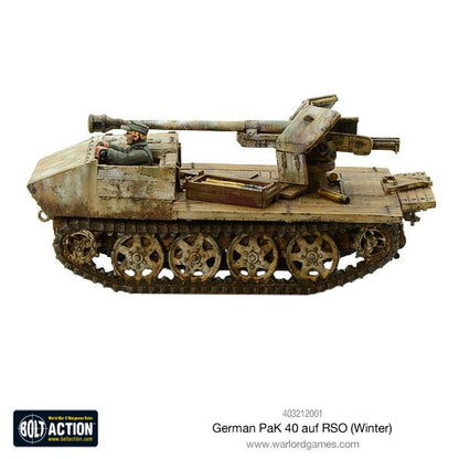 Bolt Action: German - German Pak 40 auf RSO (Winter)