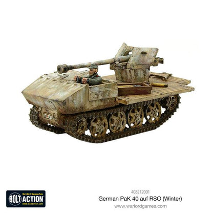 Bolt Action: German - German Pak 40 auf RSO (Winter)