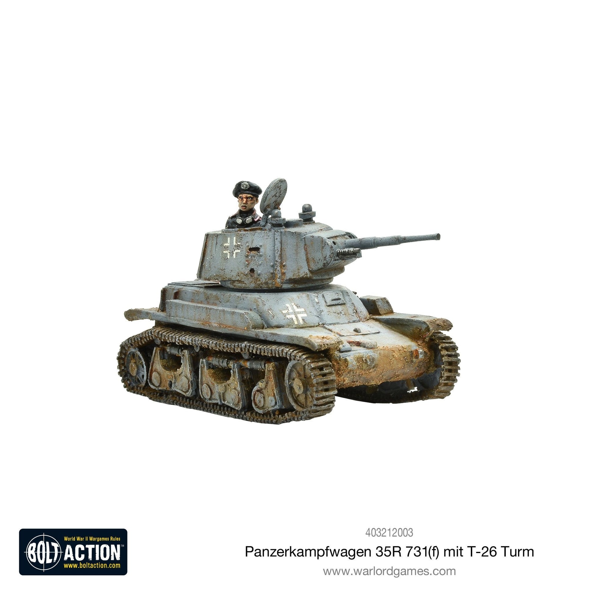 Bolt Action: German - Panzerkampfwagen 35R 731(f) mit T-26 Turm