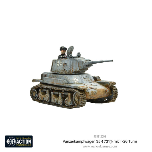 Bolt Action: German - Panzerkampfwagen 35R 731(f) mit T-26 Turm