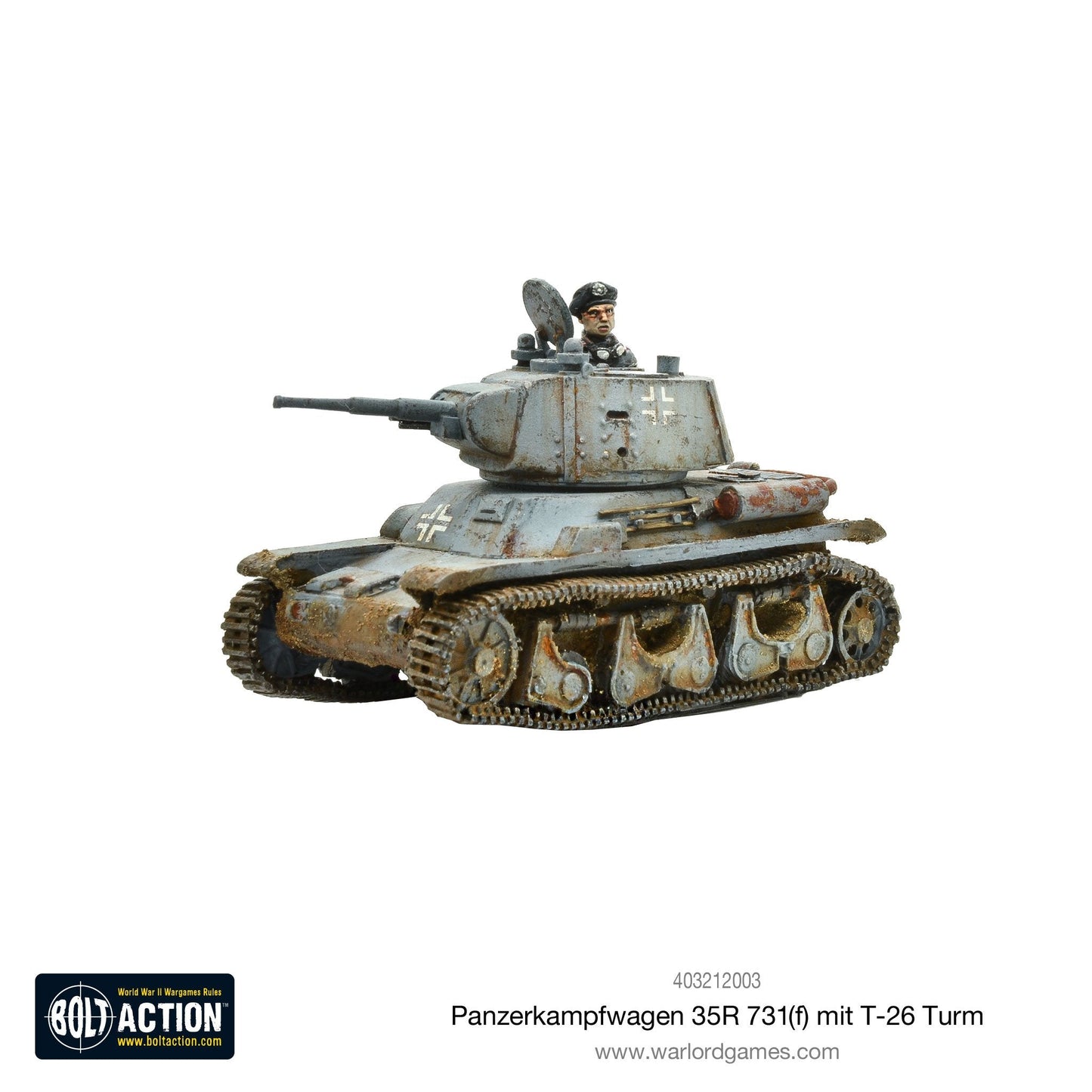 Bolt Action: German - Panzerkampfwagen 35R 731(f) mit T-26 Turm