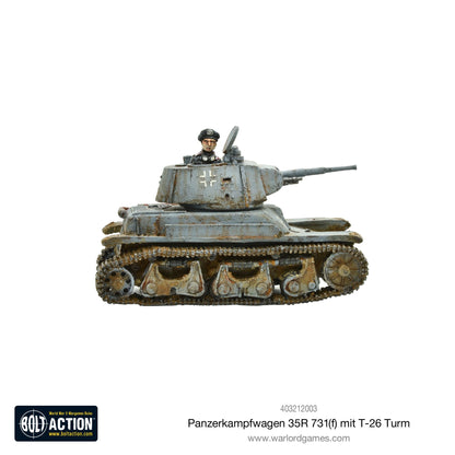 Bolt Action: German - Panzerkampfwagen 35R 731(f) mit T-26 Turm