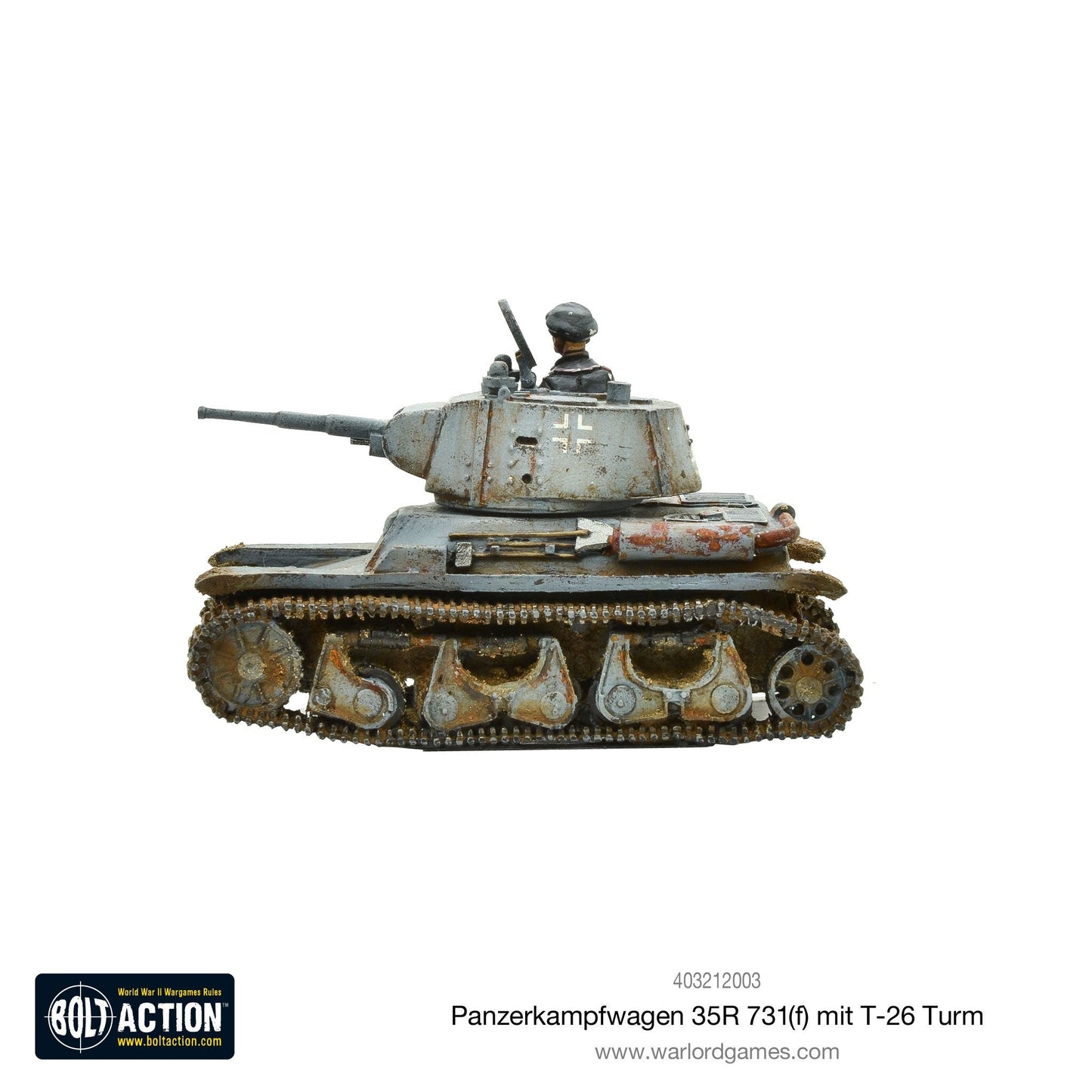 Bolt Action: German - Panzerkampfwagen 35R 731(f) mit T-26 Turm