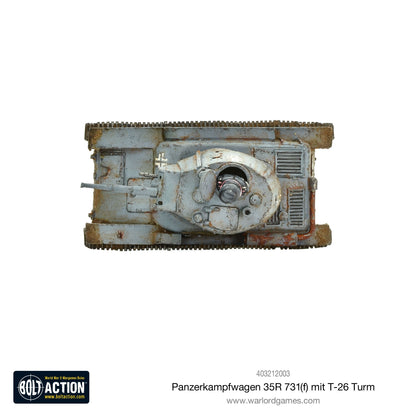 Bolt Action: German - Panzerkampfwagen 35R 731(f) mit T-26 Turm