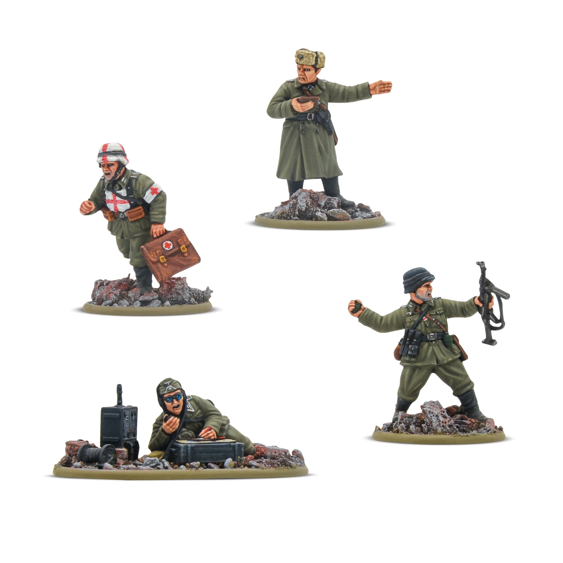 Bolt Action: German - German Veteran HQ