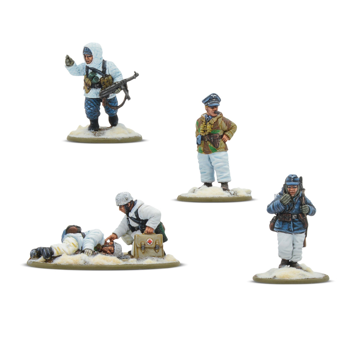 Bolt Action: German - Fallschirmjäger (Winter) HQ