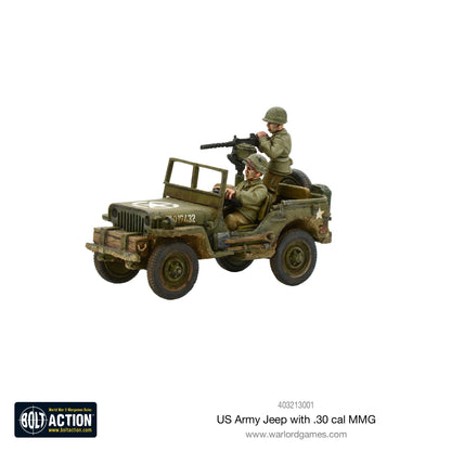 Bolt Action: USA - US Army Jeep with 30 Cal MMG