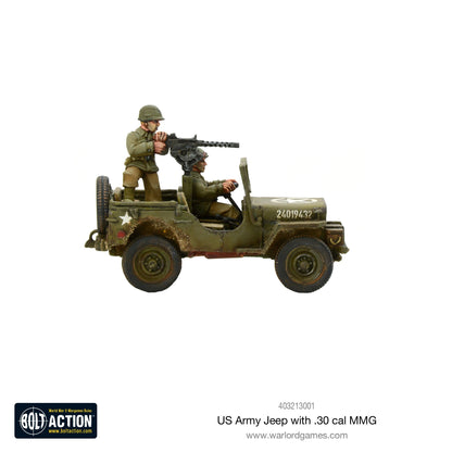 Bolt Action: USA - US Army Jeep with 30 Cal MMG