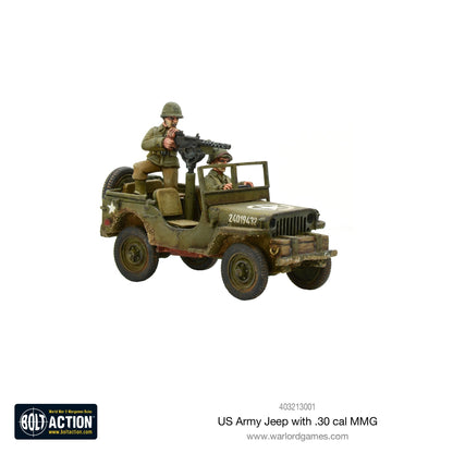 Bolt Action: USA - US Army Jeep with 30 Cal MMG