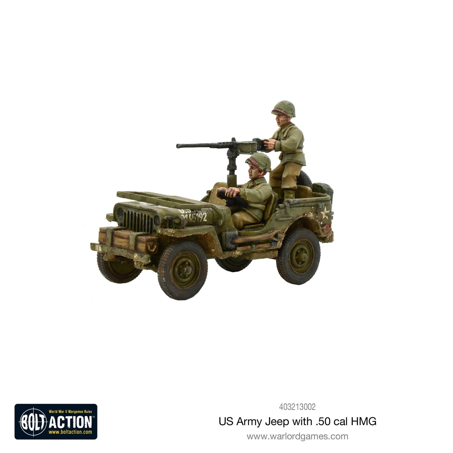 Bolt Action: USA - US Army Jeep with 50 Cal HMG