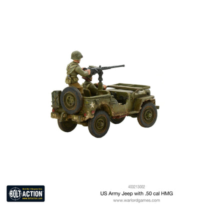 Bolt Action: USA - US Army Jeep with 50 Cal HMG