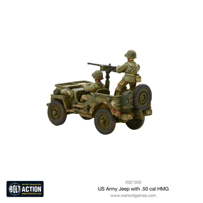 Bolt Action: USA - US Army Jeep with 50 Cal HMG