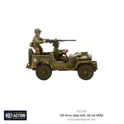 Bolt Action: USA - US Army Jeep with 50 Cal HMG