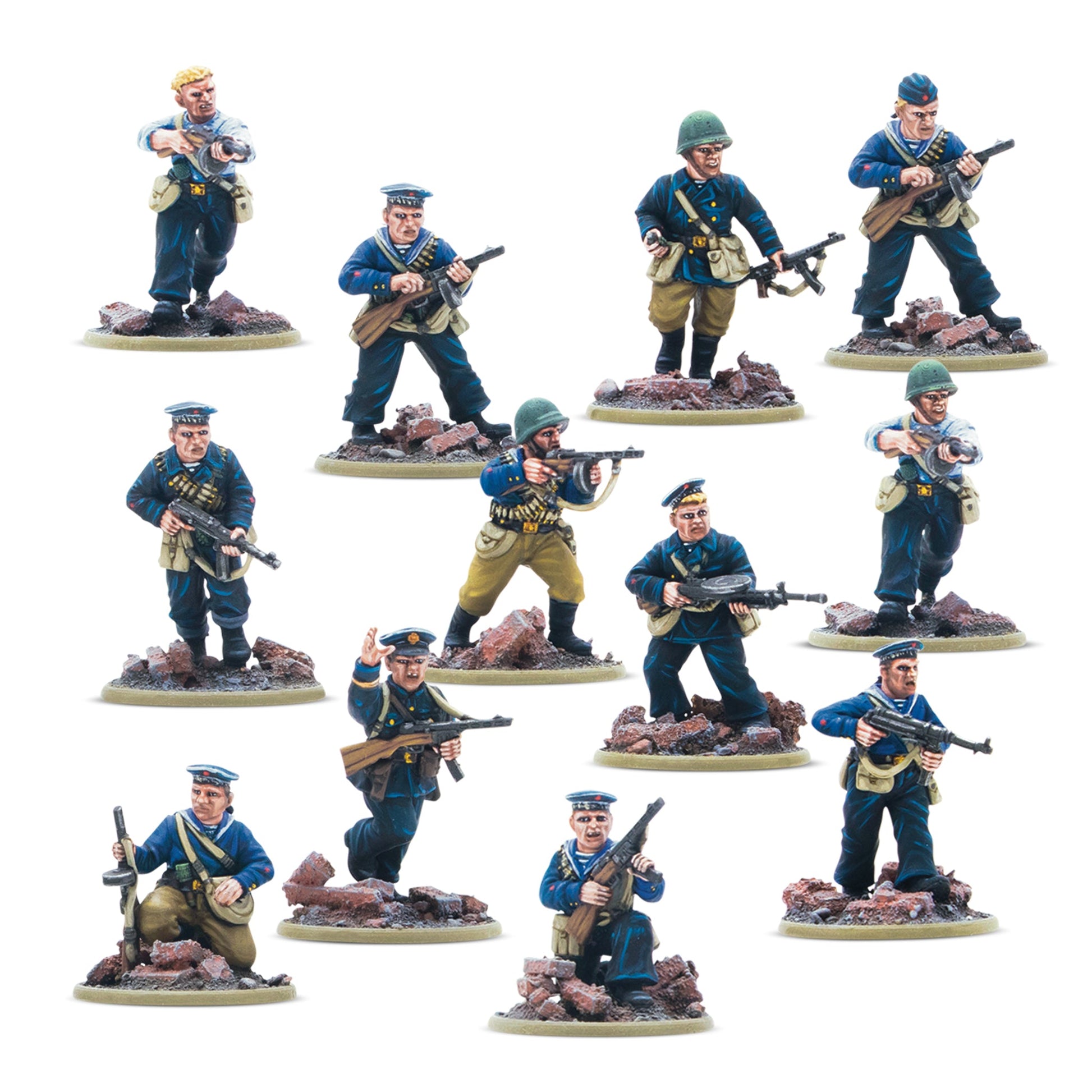Bolt Action: Soviet - Soviet Naval Brigade veteran squad