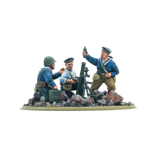 Bolt Action: Soviet - Soviet Naval Brigade Medium Mortar Team