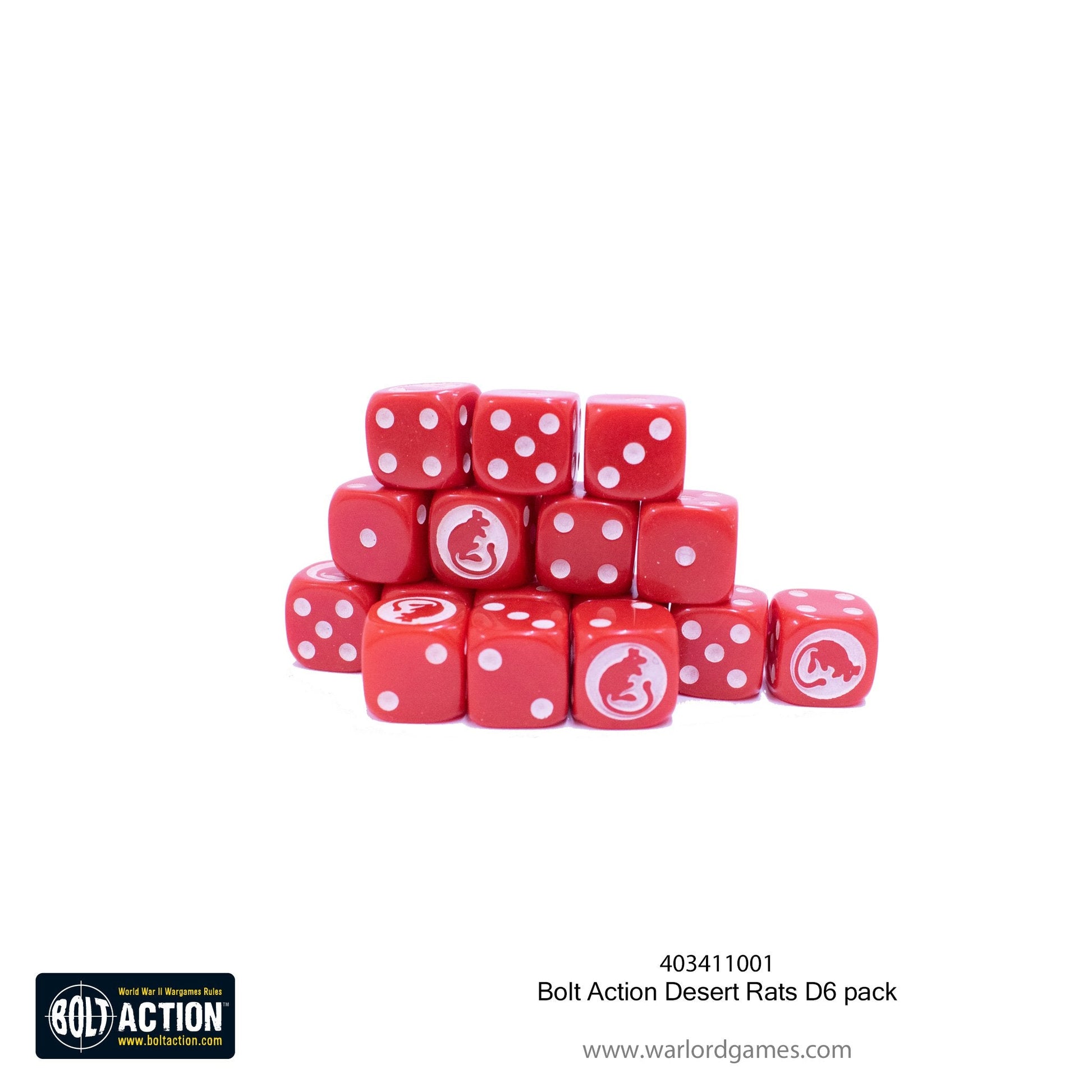 Bolt Action: Desert Rats D6 pack