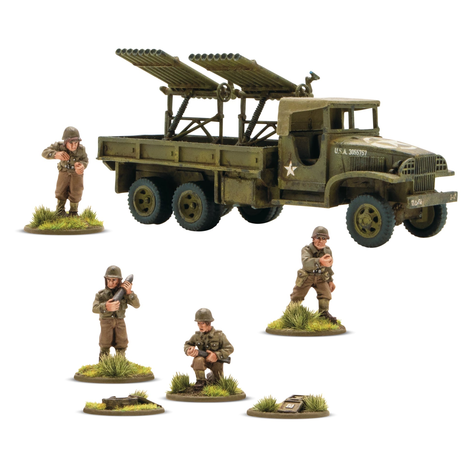 Bolt Action: USA - T27 Xylophone rocket launcher on Deuce
