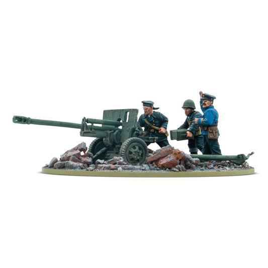 Bolt Action: Soviet - ZiS-3 DIvisional Gun with Soviet Naval Brigade Crew