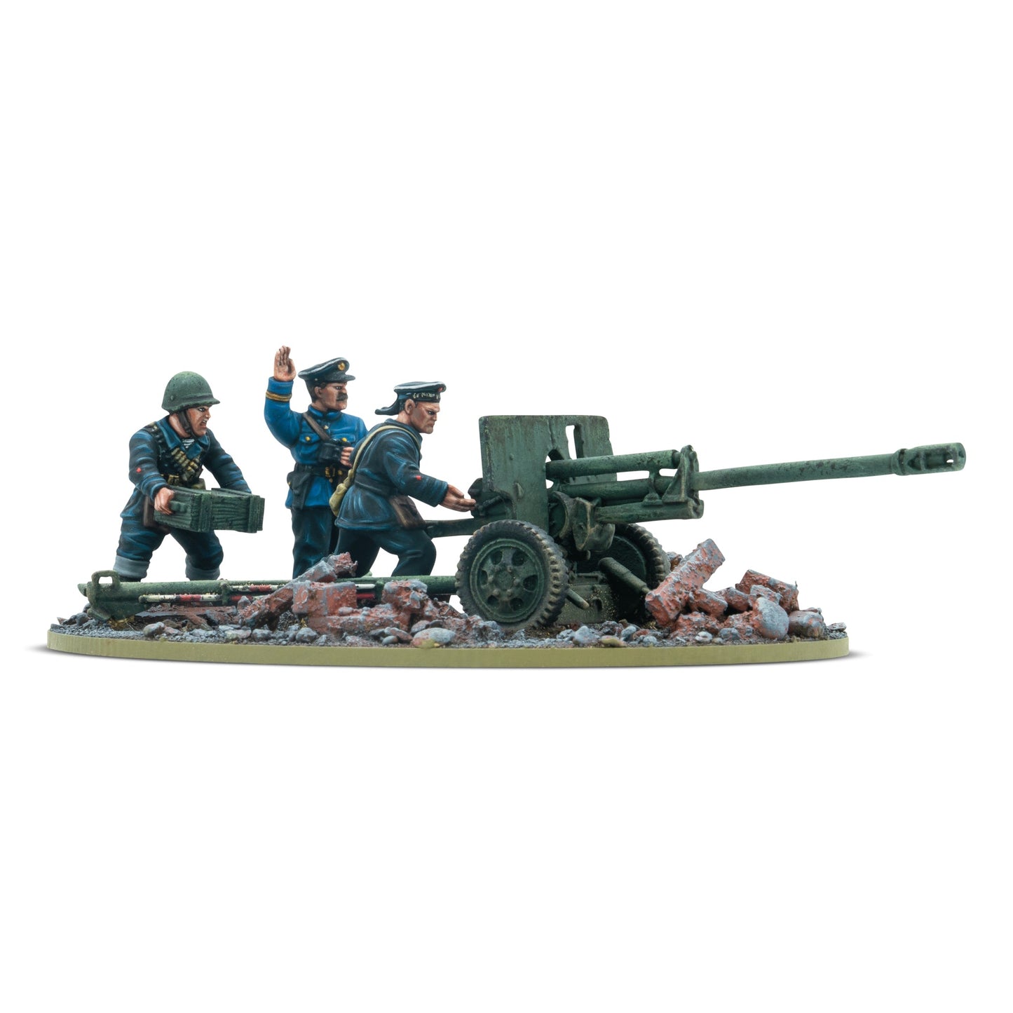 Bolt Action: Soviet - ZiS-3 DIvisional Gun with Soviet Naval Brigade Crew