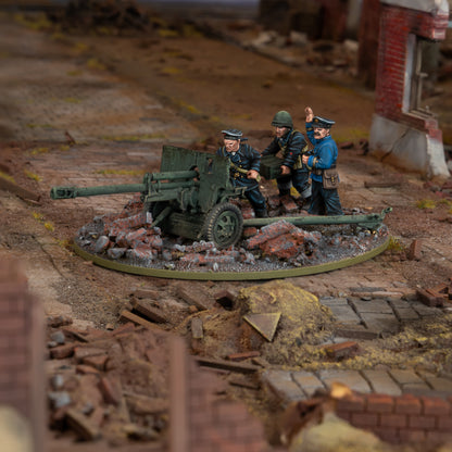 Bolt Action: Soviet - ZiS-3 DIvisional Gun with Soviet Naval Brigade Crew