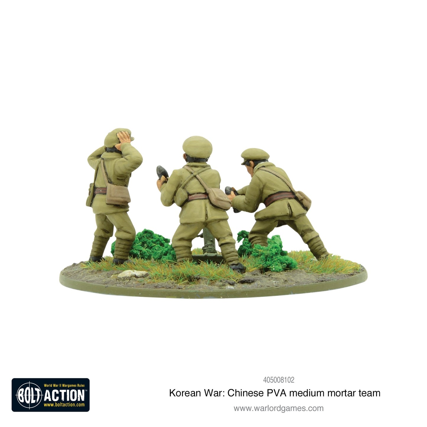 Bolt Action: Korean War: Chinese PVA medium mortar team