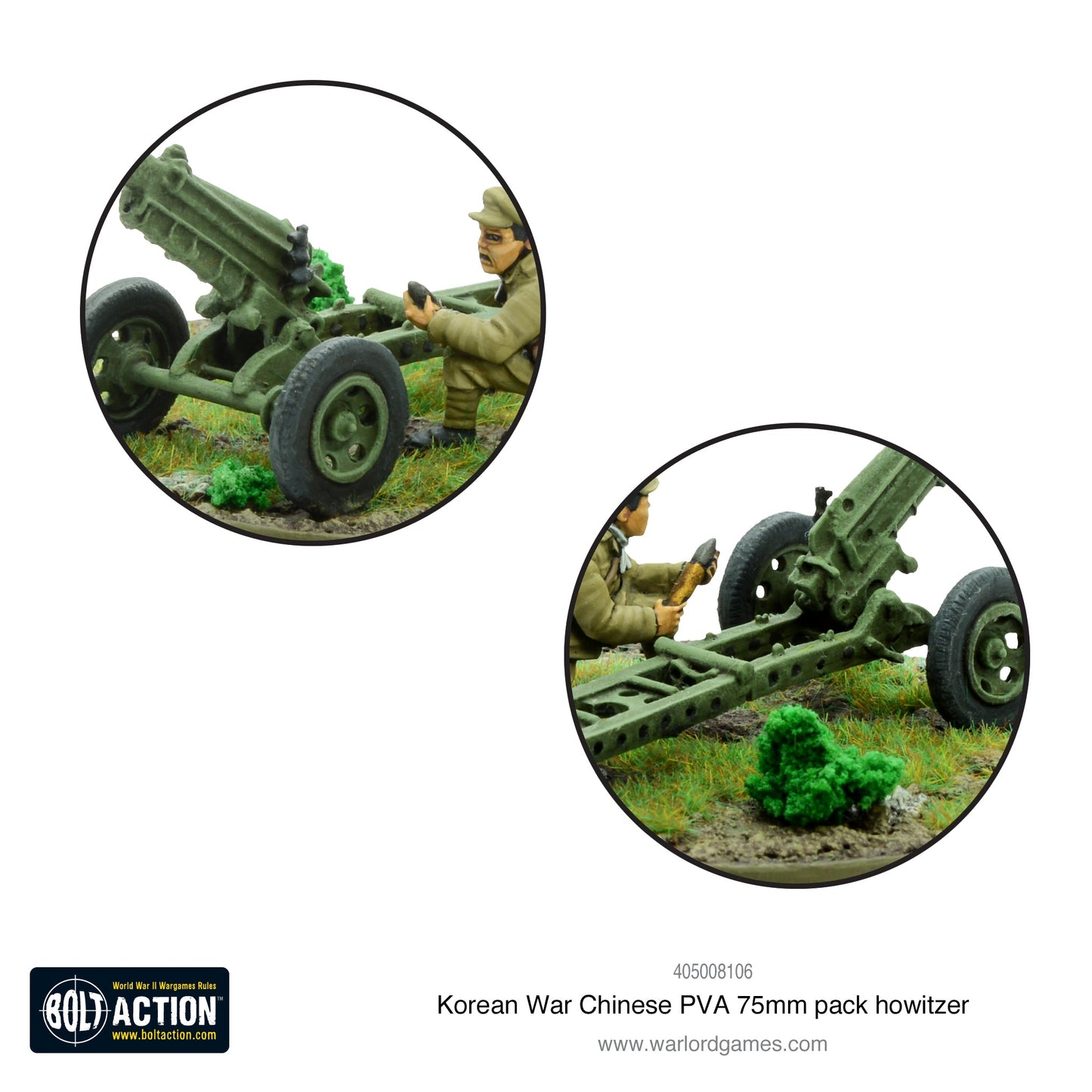 Bolt Action: Korean War: Chinese PVA 75mm pack howitzer