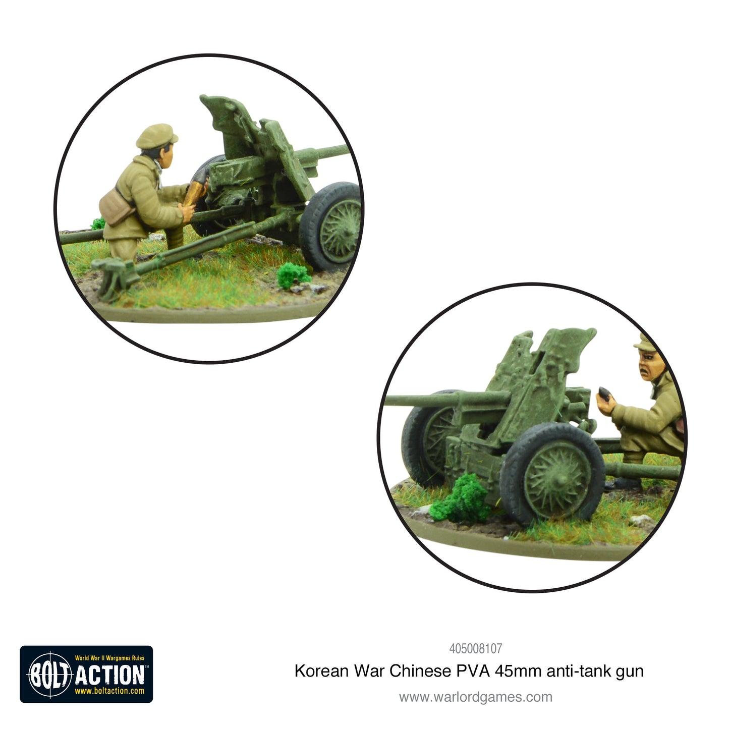 Bolt Action: Korean War: Chinese PVA 45mm anti-tank gun