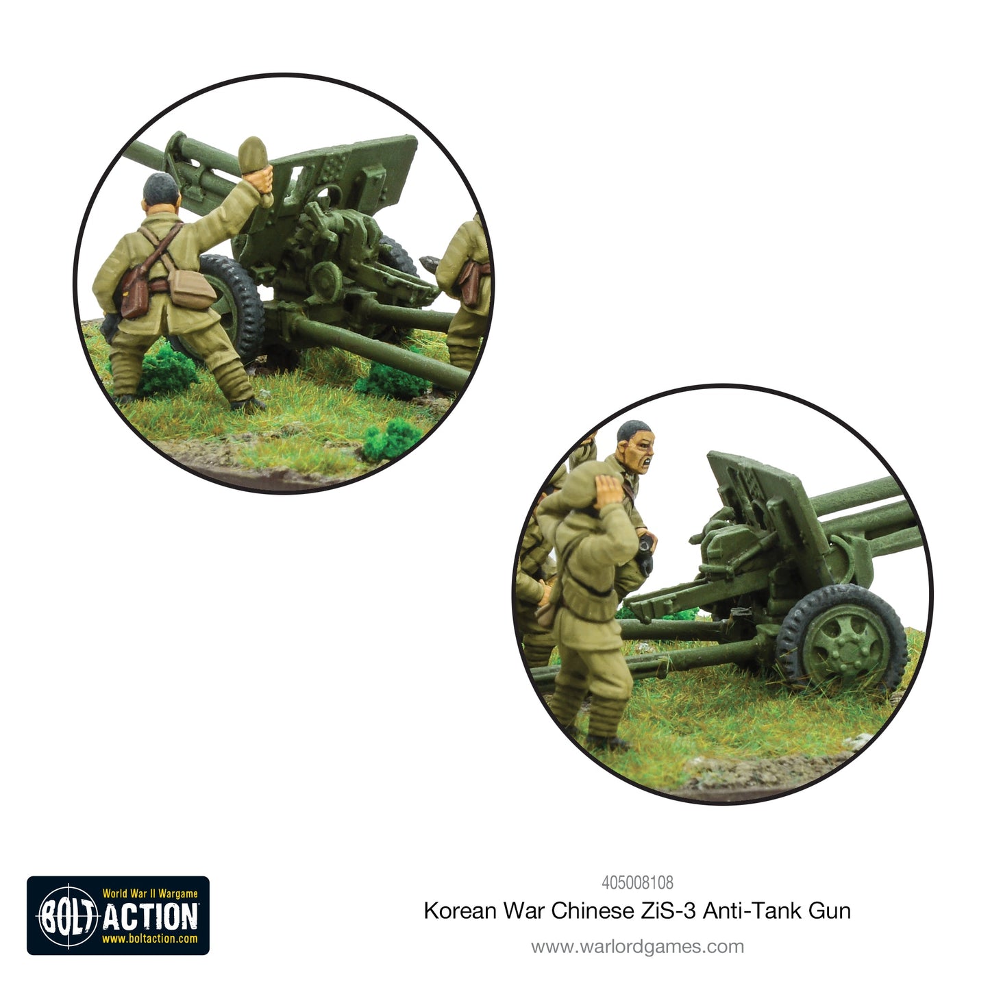 Bolt Action: Korean War: Chinese PVA ZIS-3 Anti-tank gun