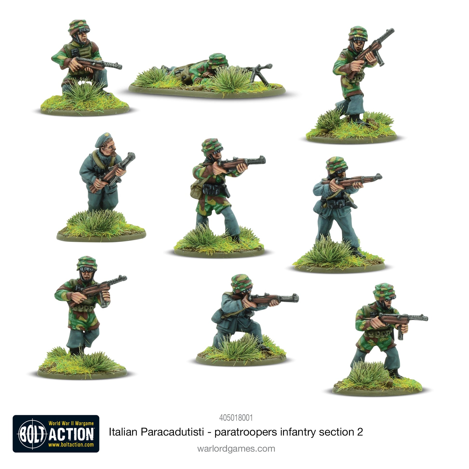 Bolt Action: Italian Paracadutisti paratrooper infantry section 2