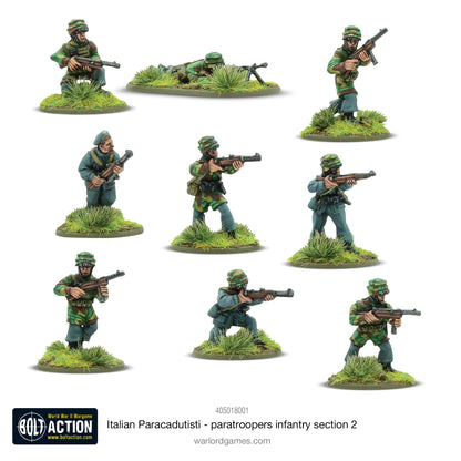 Bolt Action: Italian Paracadutisti paratrooper infantry section 2