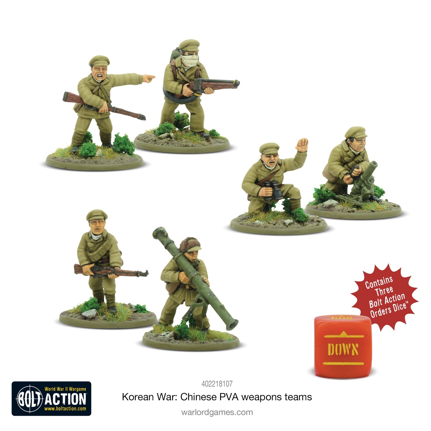 Bolt Action: Korean War: Chinese PVA weapons teams