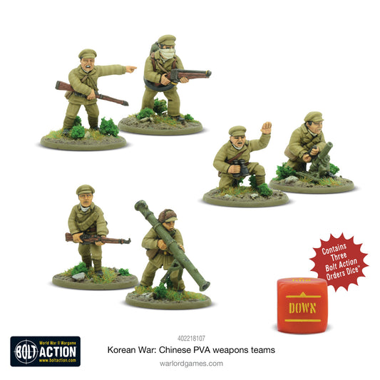Bolt Action: Korean War: Chinese PVA weapons teams